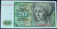 BRD 20 DM Ros. 282 a / Serie GH/P / ohne Copyright -