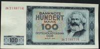 DDR 100 MDN Ros. 358 b / Serie ZA 2294776, seltene Ersatznote -
