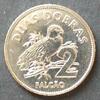 Sao Tome und Principe 2 Dobras S.131 / E, N galv. / Staatswappen - Falke -
