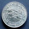 Kamerun 100 Francs S.11 / N / Drei Riesenelenantilopen - Wert im Zierkreis -
