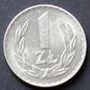 Polen 1 Zloty S.42 / Al / Wappenadler -