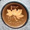 Kanada 1 Cent Bro / Elizabeth II. - Zuckerahornzweig -