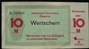 DDR - Interhotel Panorama Oberhof 10 Mark Wertschein, Stempel - Ostseehotel Ahrenshoop -