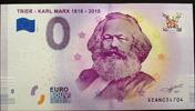 BRD 0 Euro Serie XEAN 034704 / Trier - Karl Marx 1818 - 2018 200. Geburtstag -