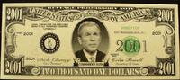 USA 2.001 Dollars Gedenkbanknote, 11. September 2001 -