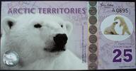 Arctic Territories 25 Polar Dollars 2017 Polymer kfr 6,00 EUR  zzgl. 4,00 EUR Versand