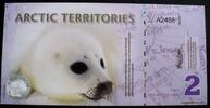 Arctic Territories 2 Polar Dollars 2010 Polymer kfr 4,50 EUR  zzgl. 1,50 EUR Versand