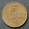 Lettland 5 Santimi S.3 / Bro / Staatswappen -
