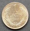 Lettland 1 Lats S.7 / 835er Silber / 5g / Staatswappen -