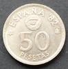 Spanien 50 Pesetas S.49 / K-N / Juan Carlos I. - XII. Fußball-WM 1982 in Spanien -