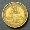 Französisch Somaliland 20 Francs 1952 S.4 / Al-Bro / Kopf der Marianne -... 17,00 EUR  zzgl. 4,00 EUR Versand