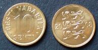 Estland 10 Senti S.23.4 / Al-N-Bro / Drei Wappenleoparden