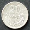 Polen 20 Groszy S.40.3 / Al / Wappenadler - Wert und Lorbeergirlande -