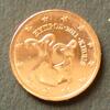Zypern 2 Cent S.92.2 / E, K galv. / aus Original-Rolle / Zyprische Mufflons -