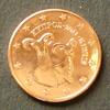 Zypern 5 Cent S.93.2 / E, K galv. / aus Original-Rolle / Zyprische Mufflons -