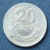 Polen 20 Groszy S.35 / K-N / Wappenadler ohne Krone -