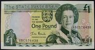 Jersey 1 Pound ND(2000) P. 26 b / Sign.5 kfr