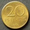 DDR 20 Pfennig S.11 / Me / Staatswappen - Wertangabe