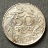 Polen 50 Groszy S.A10 / E, N galv. / Gekrönter Wappenadler - Wert im Kranz -
