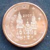 Spanien 1 Cent S.332 / E, K galv. / Kathedrale von Santiago de Compostela -