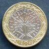Frankreich 1 Euro S.657 / BiMe / Baum im Sechseck