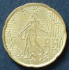 Frankreich 20 Cent S.655 / Al-Bro / Säerin vor aufgehender Sonne