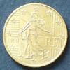 Frankreich 10 Cent S.654 / Al-Bro / Säerin vor aufgehender Sonne