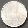 DDR 1 Deutsche Mark S.13 / Al / Staatswappen - Wert zwischen Eichenblättern