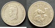 50 Francs 1970 Französisches Gebiet der Afar und Issa S.15 / K-N / Marianne - Dromedare vzgl