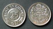Guyana 25 Cents S.34 / K-N / Staatswappen -