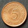 Mauritius 5 Cents S.41 / E, K galv. / Sir Seewoosagur Ramgoolam -