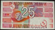 Niederlande 25 Gulden 5.4.1989 P. 100 / 2358884477 kfr 68,00 EUR  zzgl. 7,00 EUR Versand