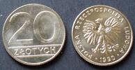 Polen 20 Zlotych S.189 / K-N / Gekrönter Wappenadler -