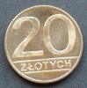 Polen 20 Zlotych S.184 / K-N / Gekrönter Wappenadler -