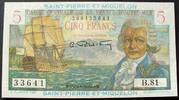 Saint Pierre & Miquelon 5 Francs P. 22 -