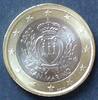 San Marino 1 Euro S.440 / BiMe / aus Original-KMS / Auflage: 120.000 / Staatswappen -