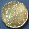 San Marino 20 Cent S.438 / Al-Bro / aus Original-KMS / Auflage: 120.000 / Hl. Marinus -