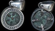 ISRAEL MUSEUM GIFT SHOP, Stunning Widow's Mite Coin. mounted in a handmade sterling silver pendant -