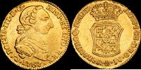 Nuevo Reino 2 Escudos 1767 Tipo 'Cara de rata' Rara 1759-1788 Carlos III... 1500,00 EUR  zzgl. 15,00 EUR Versand
