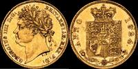  1/2 Soverano 1824 Inglaterra XF 1200,00 EUR  zzgl. 15,00 EUR Versand
