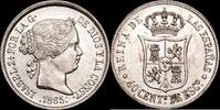 Madrid 40 Céntimos de Escudo 1865 1833-1868 Isabel II EBC 125,00 EUR  zzgl. 10,00 EUR Versand