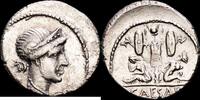 Galia Denario 46-45 a.C. IMPERIO ROMANO MBC+ 850,00 EUR  zzgl. 15,00 EUR Versand