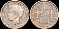 Puerto Rico 10 Centavos 1896 1886-1931 Alfonso XIII MBC- 125,00 EUR  zzgl. 10,00 EUR Versand