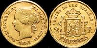 Manila (Filipinas) 2 Pesos 1833-1868 Isabel II -