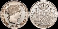 Madrid 20 Reales 1833-1868 Isabel II -