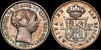 Madrid 1 Real 1833-1868 Isabel II -