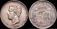 Madrid 5 Pesetas 1871-1873 Amadeo I -