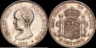 Madrid 5 Pesetas 1886-1931 Alfonso XIII -