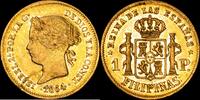 Manila 1 Peso 1833-1868 Isabel II -