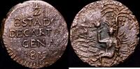 Cartagena (Colombia) 1/2 Real 1808-1833 Fernando VII -